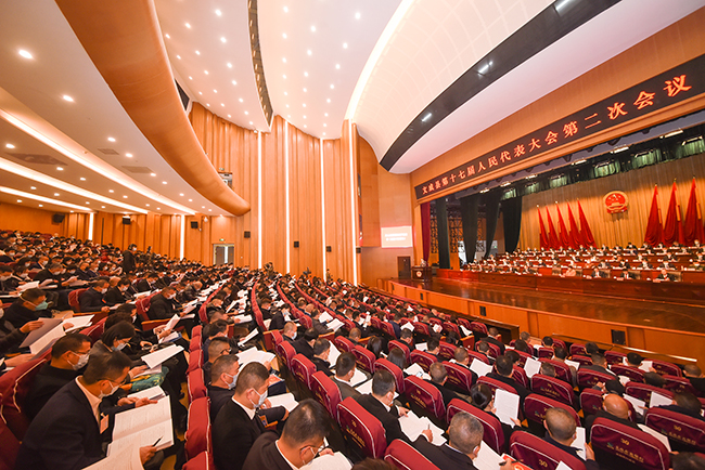 文成县第十七届人民代表大会第二次会议隆重开幕